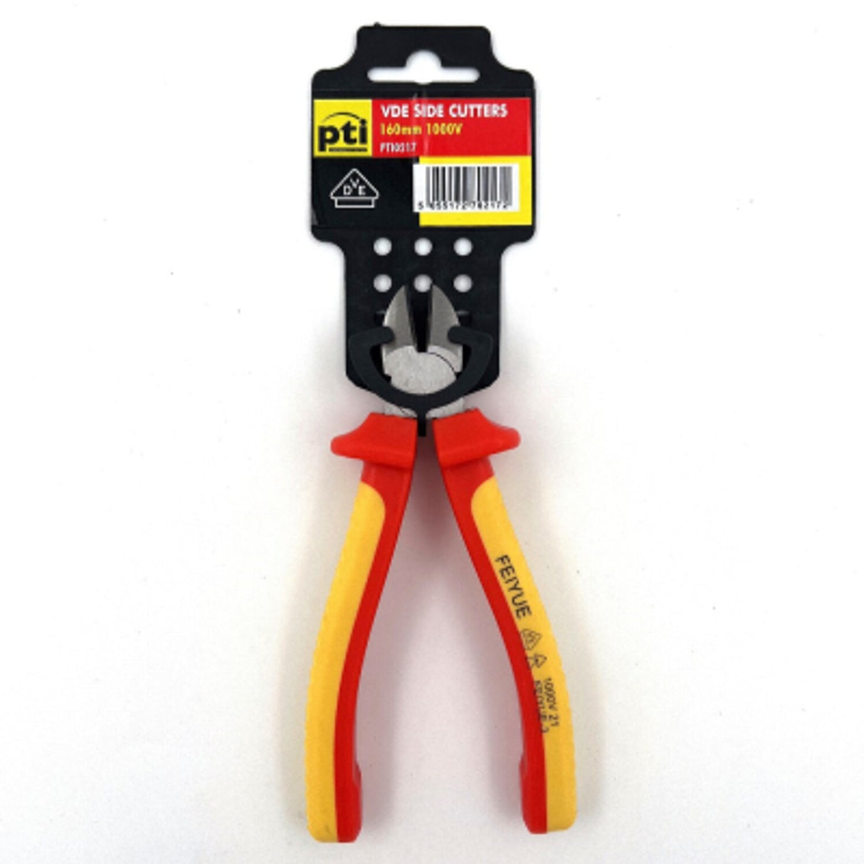 PTI 160mm VDE Side Cutting Pliers