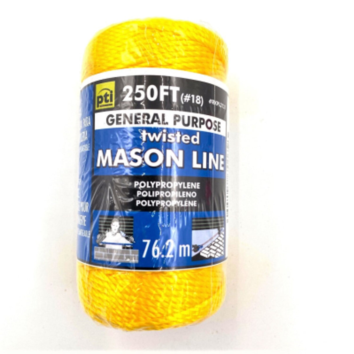 PTI 250ft Yellow Mason Line Refill