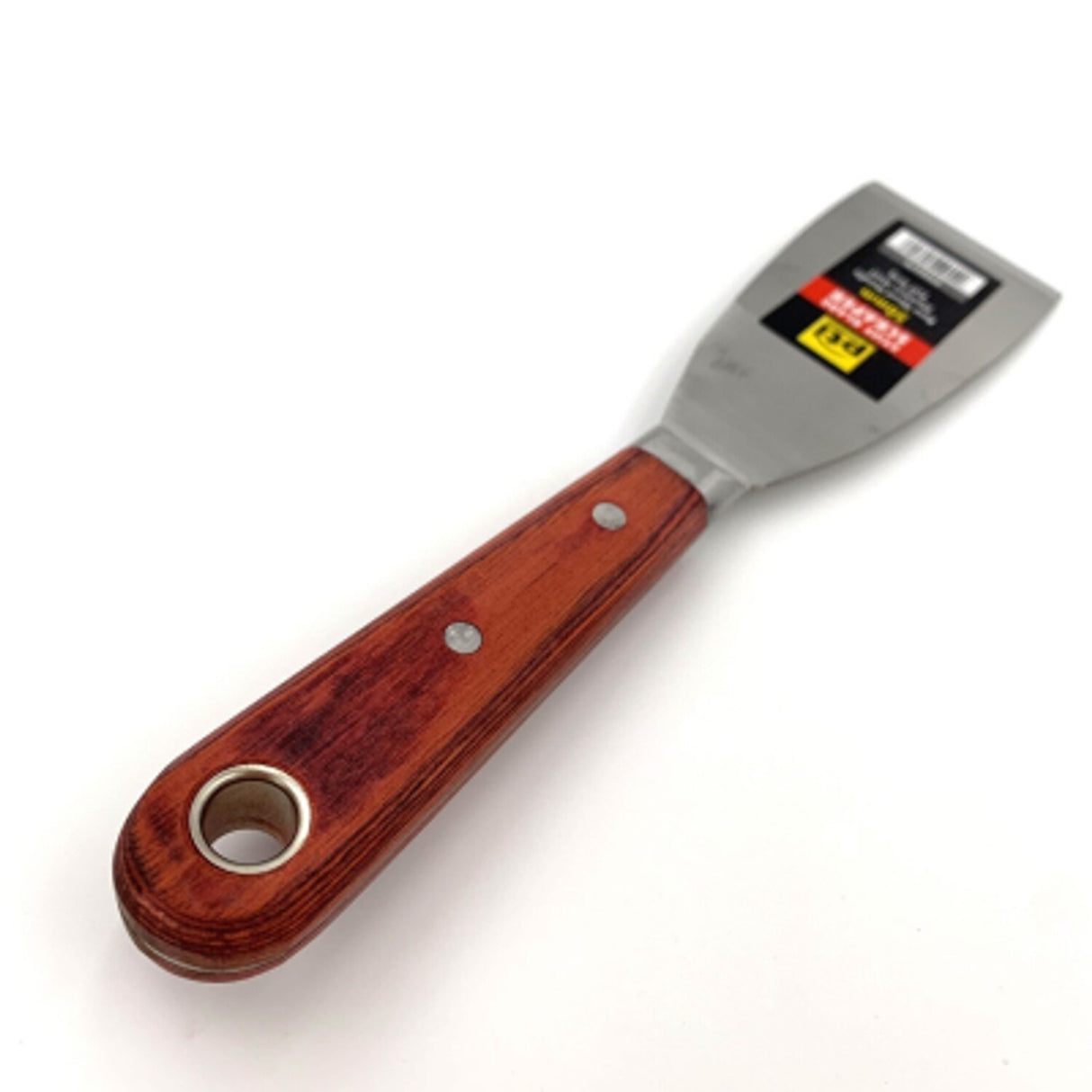 PTI 25mm Stiff Blade Scraper Stainless Steel Blade Rosewood Handle