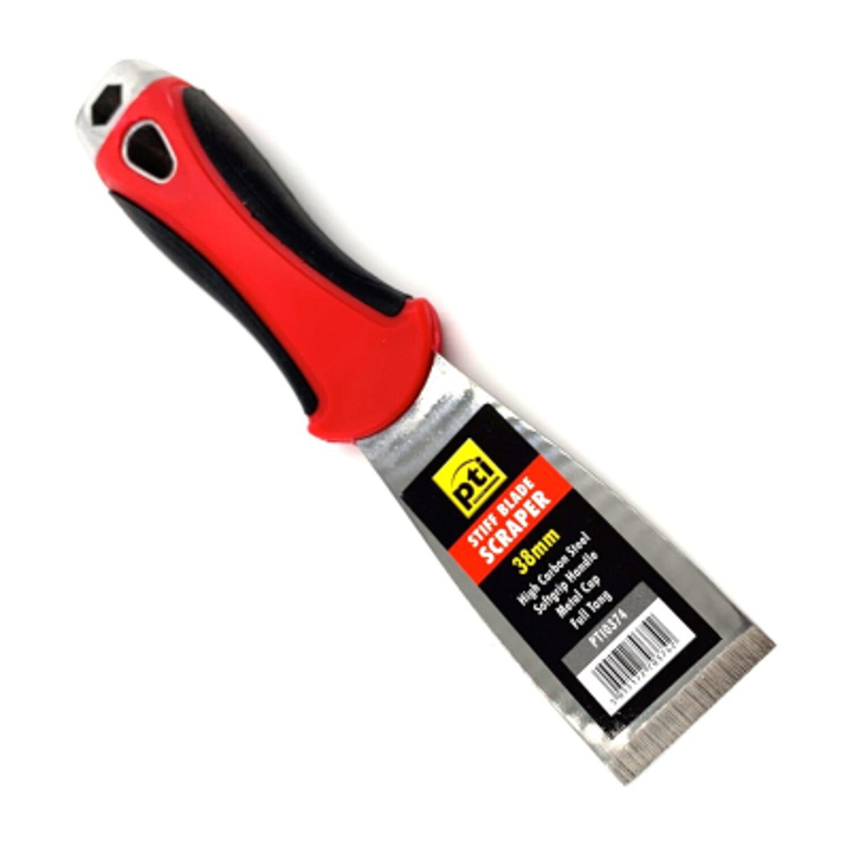 PTI 38mm (1 1/2in) Stiff Blade Scraper with Softgrip Handle