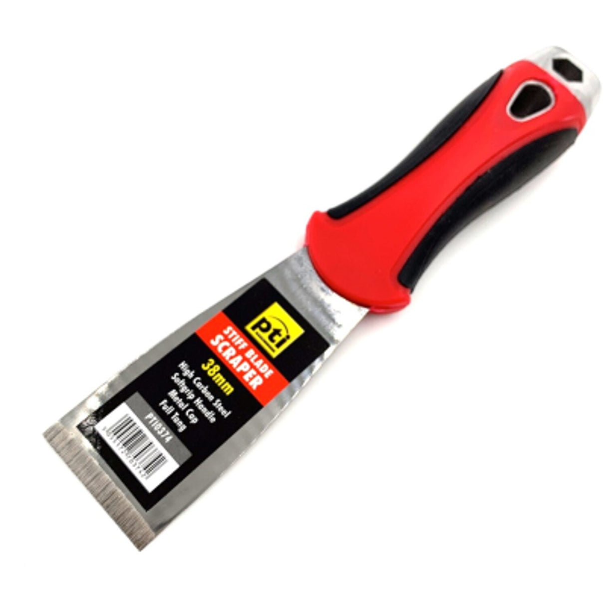 PTI 38mm (1 1/2in) Stiff Blade Scraper with Softgrip Handle