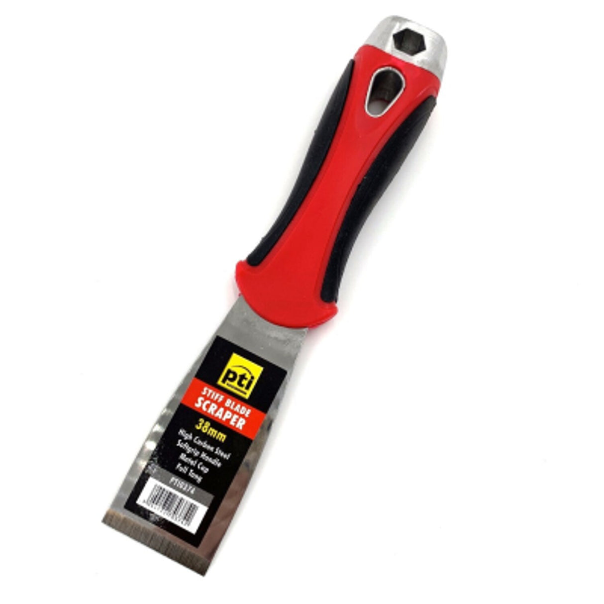 PTI 38mm (1 1/2in) Stiff Blade Scraper with Softgrip Handle