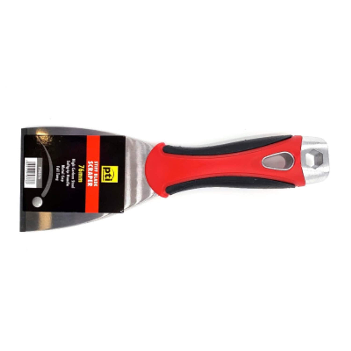 PTI 76mm (3in) Stiff Blade Scraper with Softgrip Handle