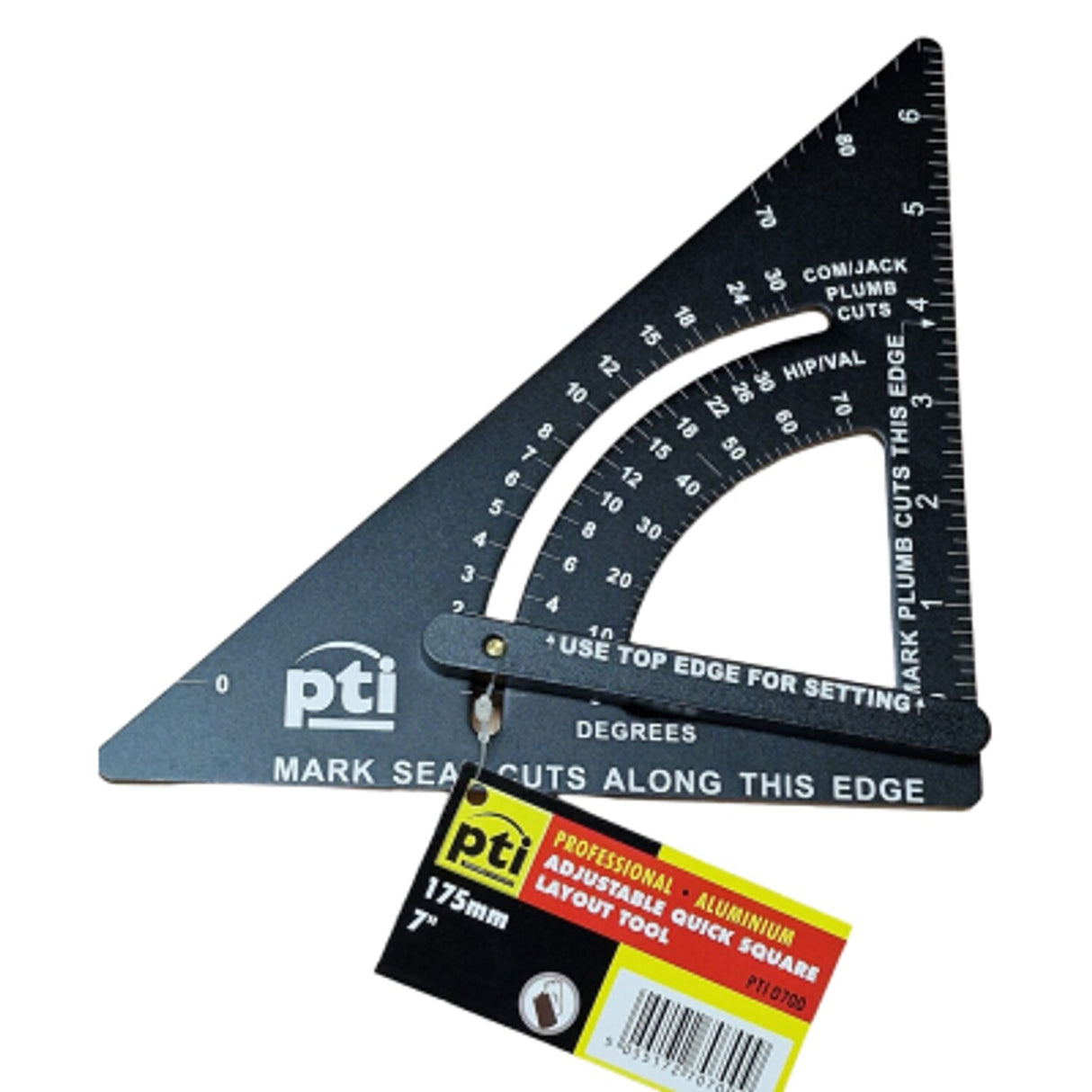 PTI 7in Adjustable Quick Square with Layout Tool