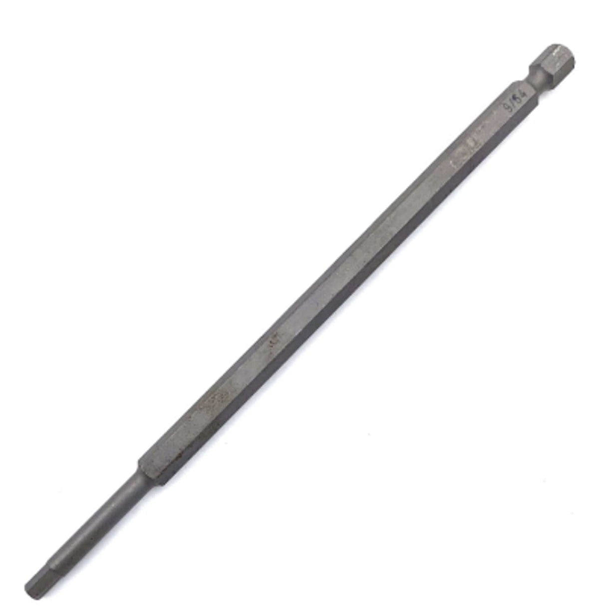 PTI 9/64in x 152mm 1/4in Hex Socket Head Bit