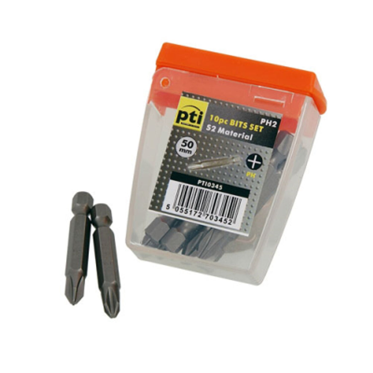 PTI PZ3 x 50mm Tub of 10 Screwdriver Bits