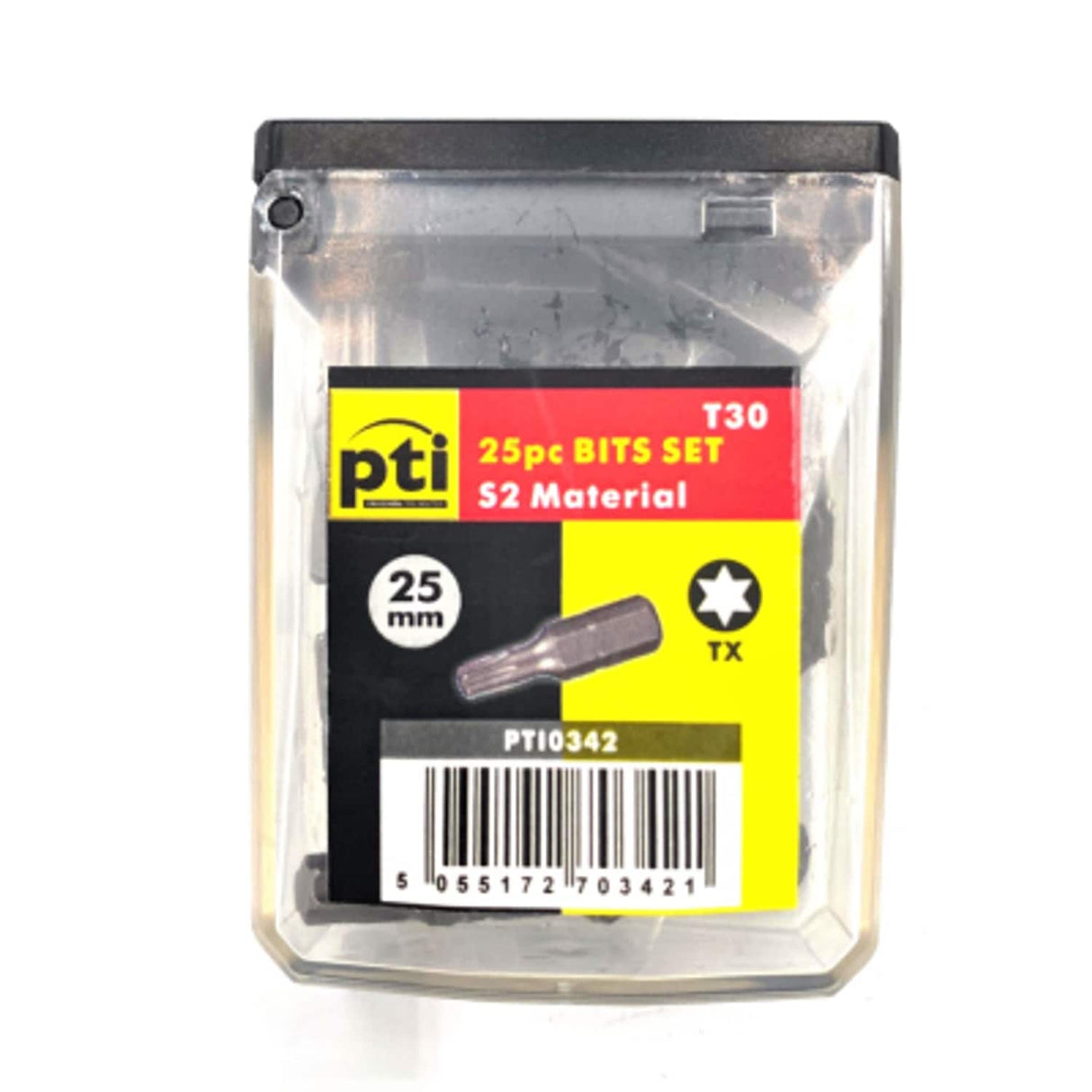 PTI TX30 x 25mm Tub of 25 Screwdriver Bits