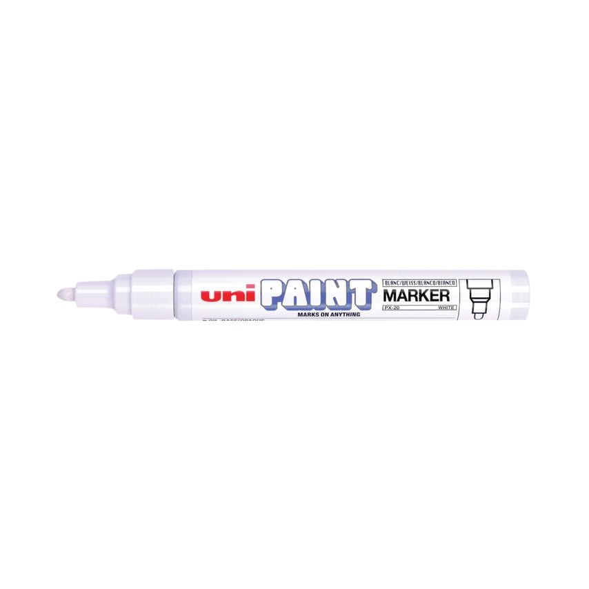 PX-20 Paint Marker Medium Bullet White, Pack of 12 545491000