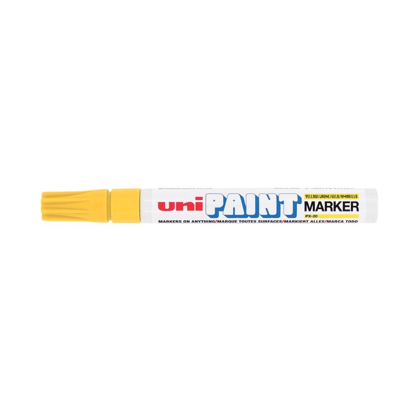 PX-20 Paint Marker Medium Bullet Yellow, Pack of 12 545509000