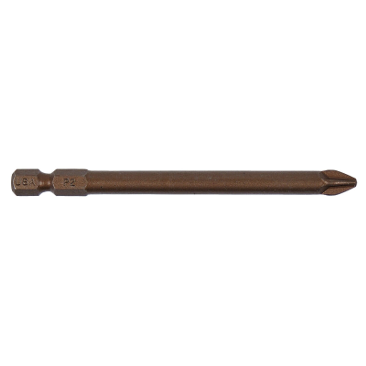 PZ2 x 152mm ISO Temp 1/4in Hex Screwdriver Bit