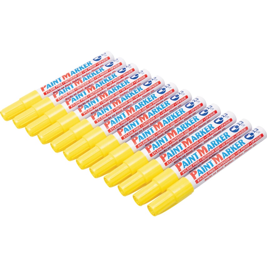 Pack of 12 400XF Paint Marker Yellow