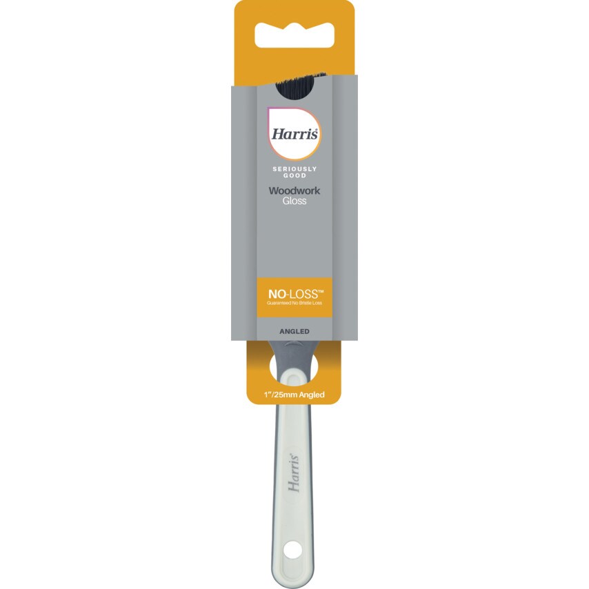 Paint Brush, Angled, for Painting Woodwork with Gloss, 25mm