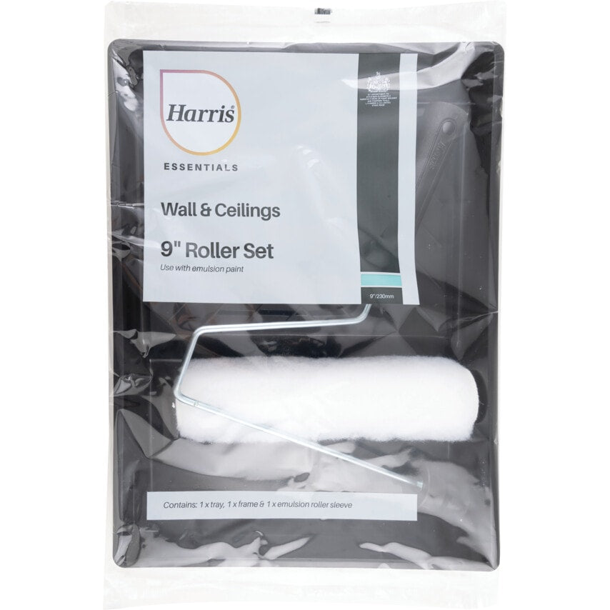 Paint Roller Set, Single Sleeve, 9"