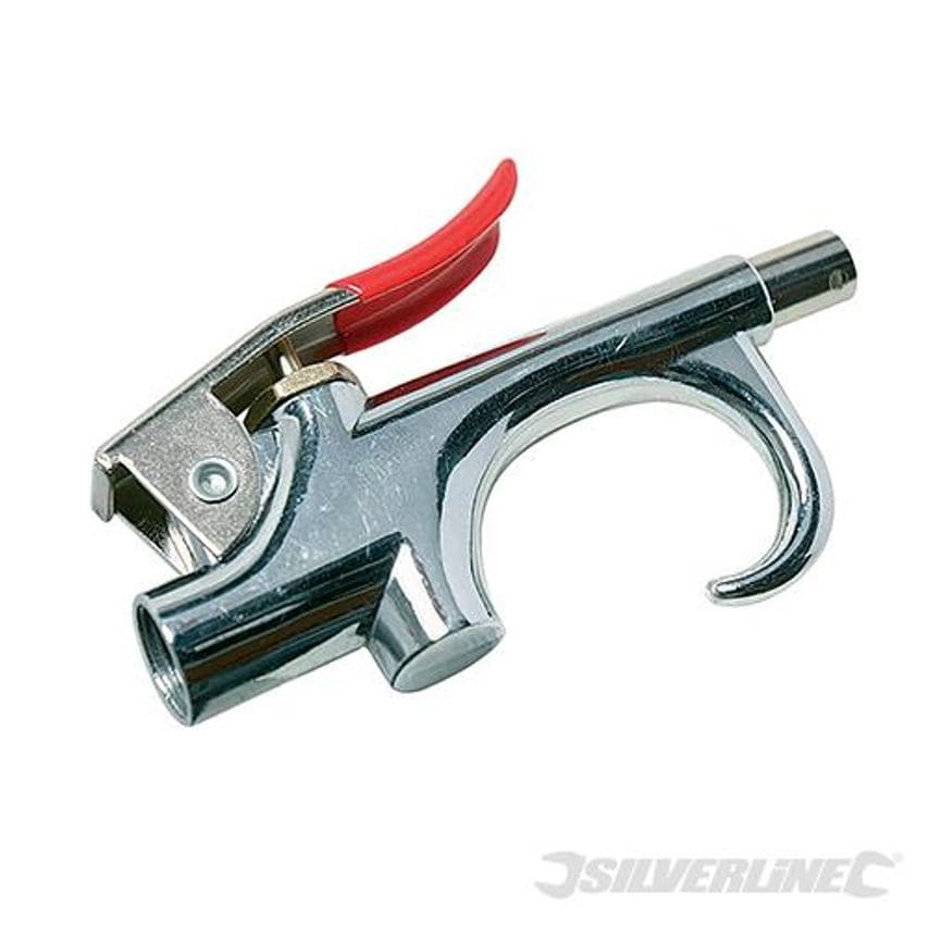 Palm-Type Air Blow Gun 1/4" BSP + Long Reach Nozzle
