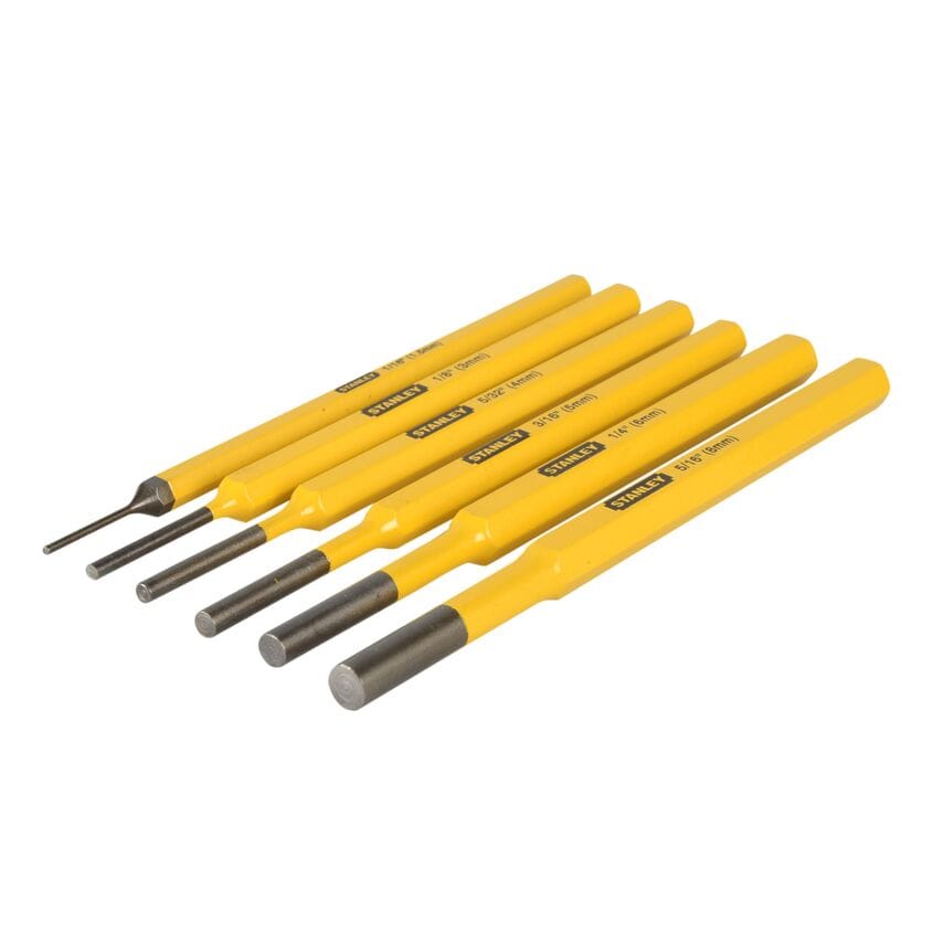Parallel Pin Punch Set 6 Piece
