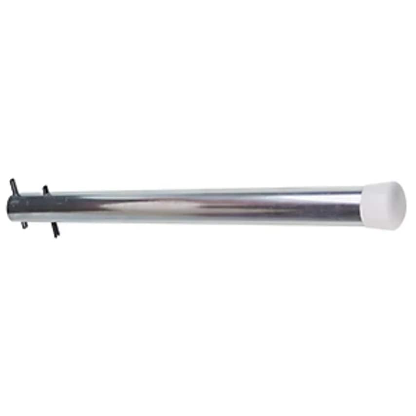 Partition Tube with End Cap, for Long Goods Shelf Unit, Depth 300 mm