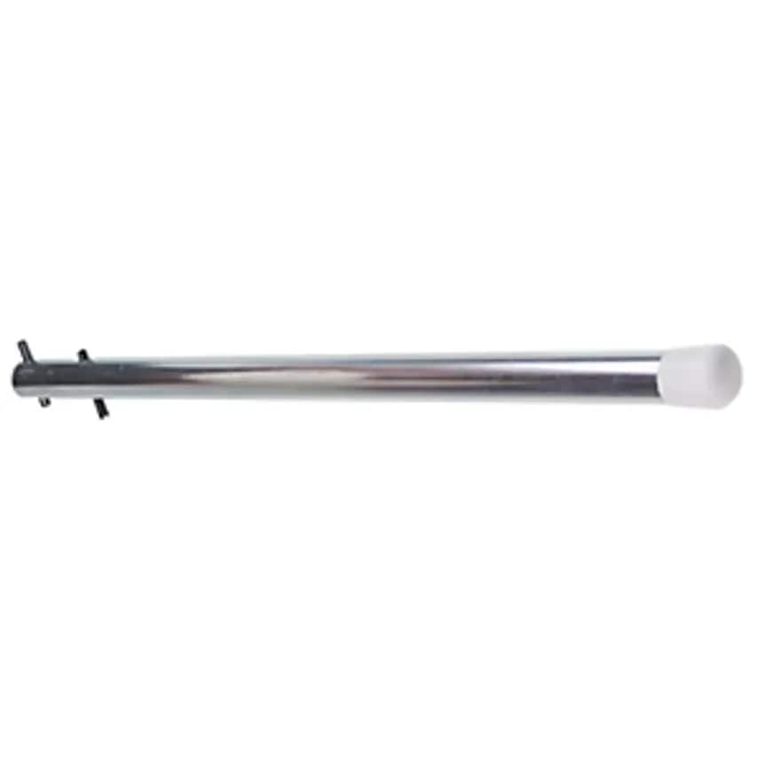 Partition Tube with End Cap, for Long Goods Shelf Unit, Depth 500 mm