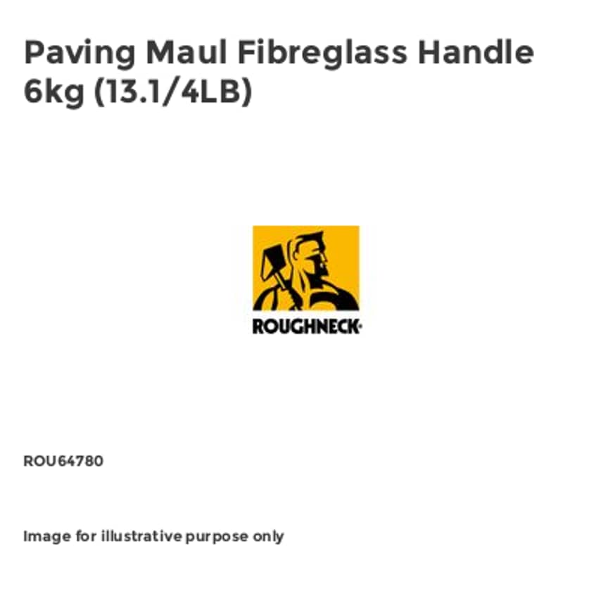 Paving Maul Fibreglass Handle 6kg (13.1/4LB)
