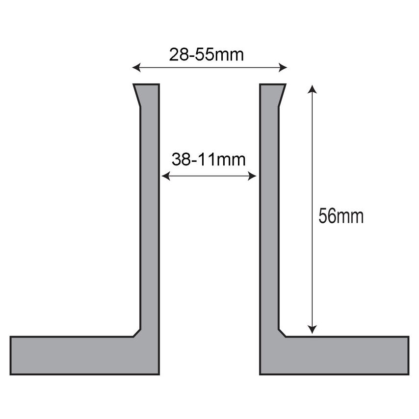 Pen Blank Jaws, Square Hole Inside for Nexus3 Chuck