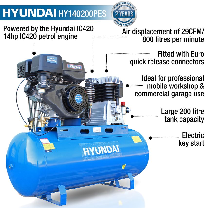 Petrol Compressors HY140200PES