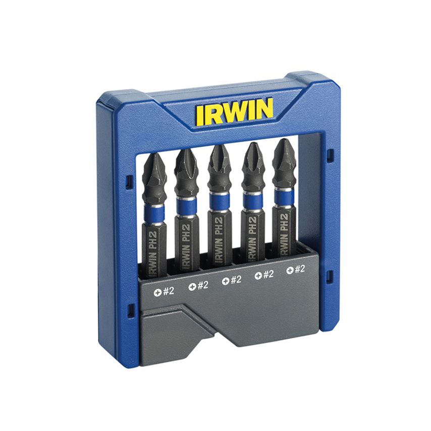 Phillips Impact Screwdriver Pocket Bit Set, 5 Piece IRW1923434