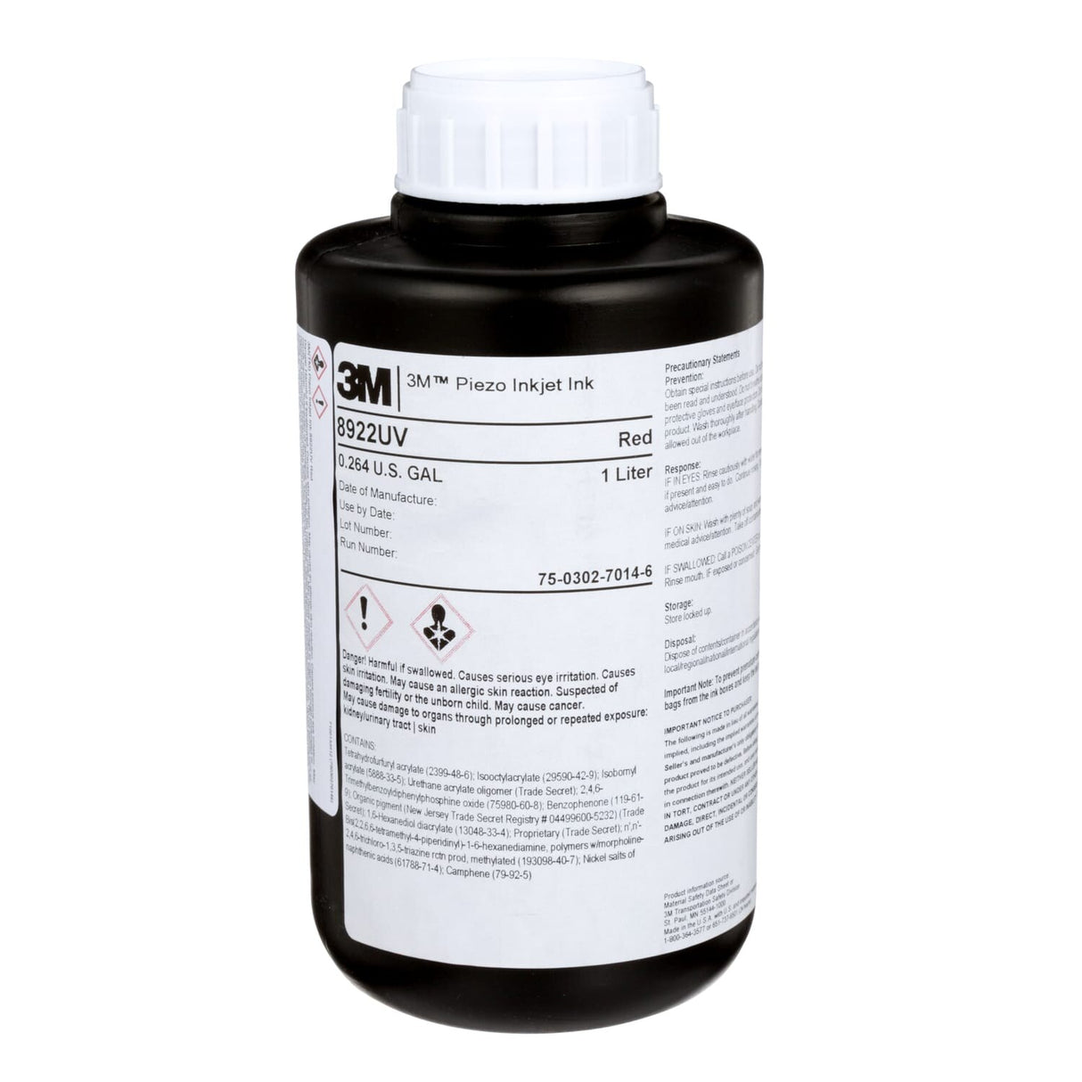 Piezo InkJet Ink 8953UV V2 Blue 3 L 2 Bottles/carton
