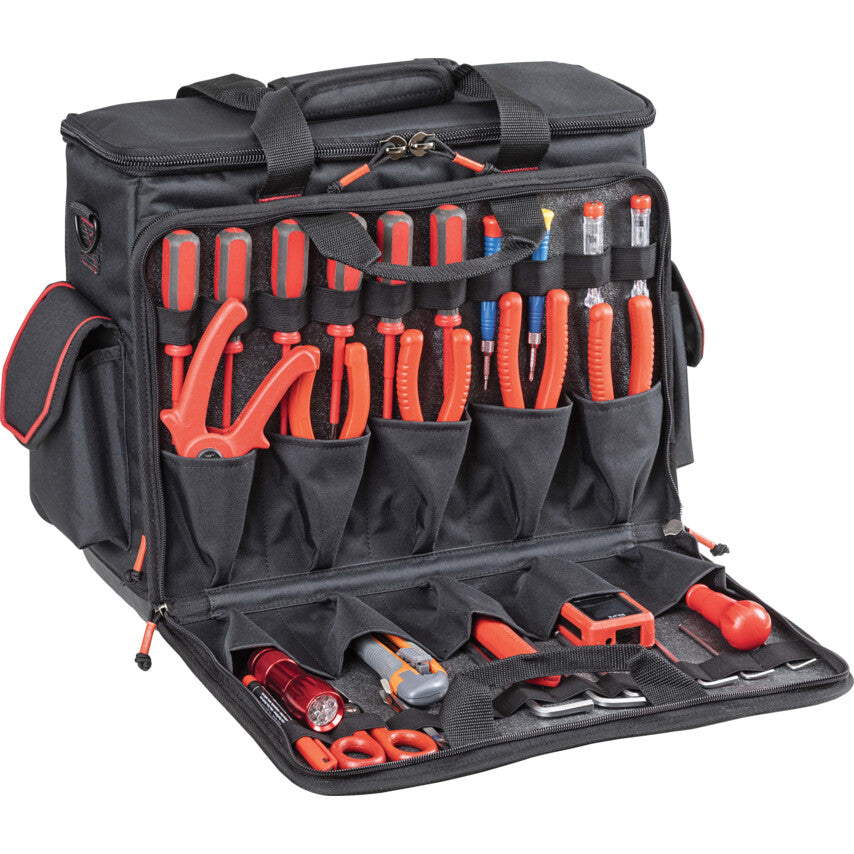 Pilot Tool Bag with Padded Area for Laptop Two Sides Opening