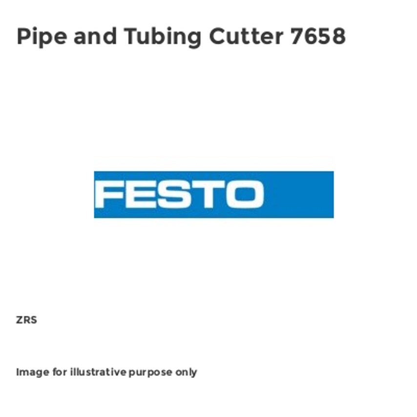 Pipe and Tubing Cutter 7658 ZRS