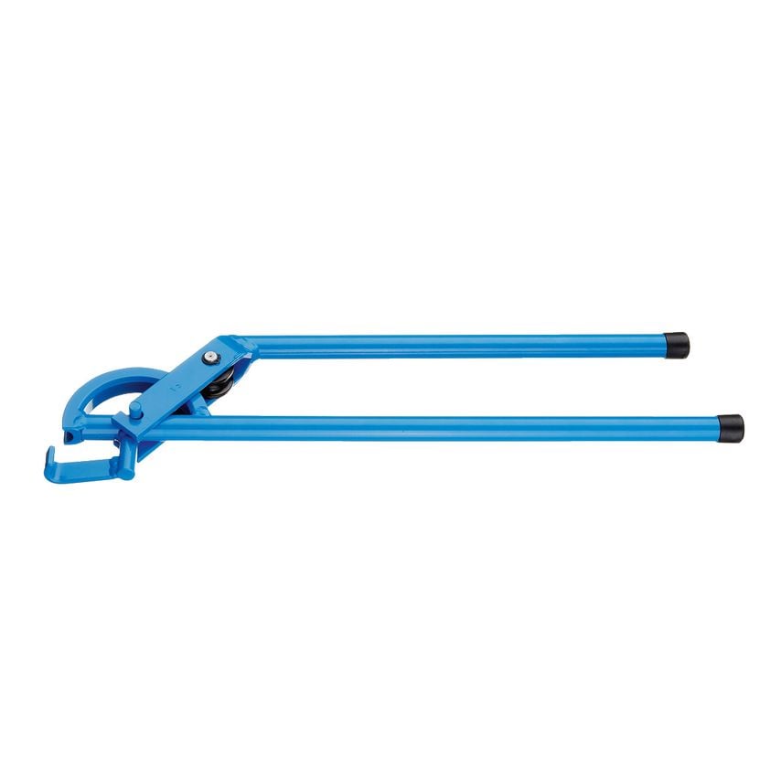 Pipe bending pliers with roller