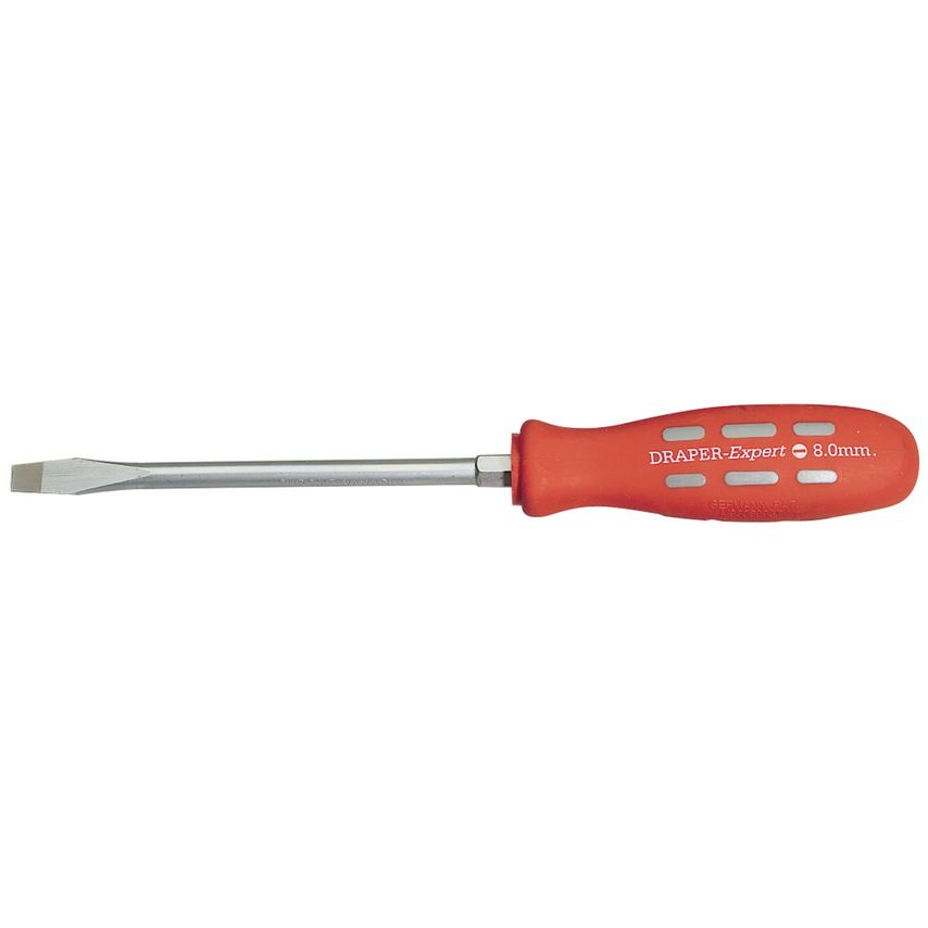 Plain Slot Flared Tip Mechanic's Screwdriver 150x8mm (Sold Loose)