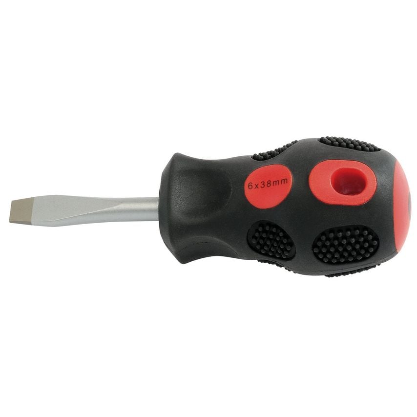 Plain Slot Flared Tip Screwdriver 6x38mm