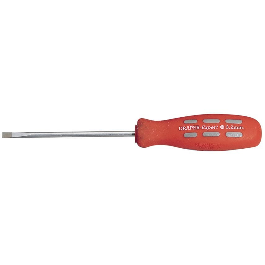 Plain Slot Parallel Tip Mechanic's Screwdriver 100x3.2mm (Sold Loose)