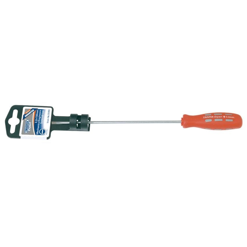 Plain Slot Parallel Tip Mechanic's Screwdriver 3.2x150mm