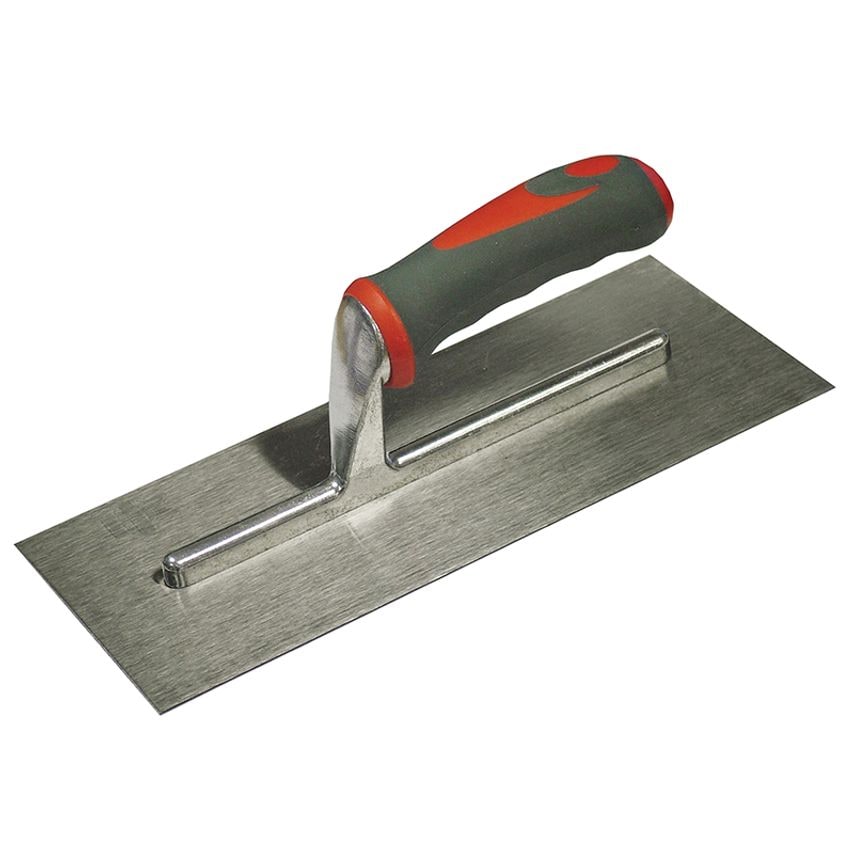 Plasterer's Finishing Trowel Stainless Steel Soft Grip Handle 13 x 5in FAISGTP13SS