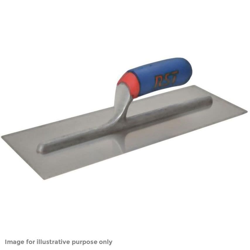 Plasterer's Finishing Trowel Stainless Steel Soft Touch Handle 16 x 4in RSTRTR16SSD