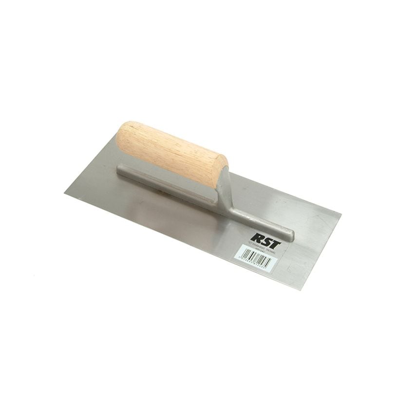 Plasterer's Finishing Trowel Straight Wooden Handle 11 x 4.1/2in RST124C