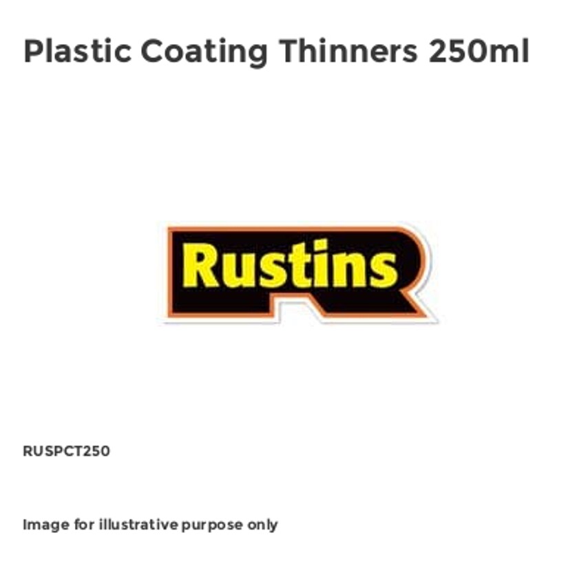 Plastic Coating Thinners 250ml RUSPCT250