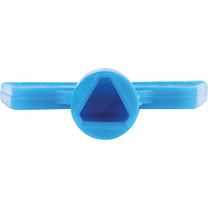 Plastic Electricity Meter Box Key Blue