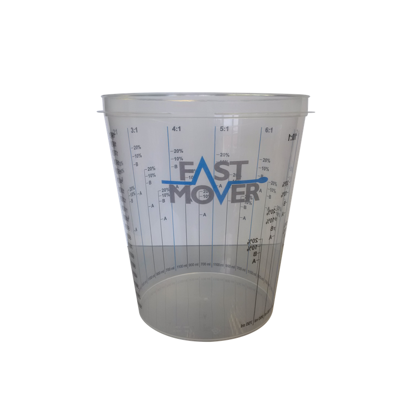 Plastic Paint Measuring Mixing Cups, 2300mL, 100pcs