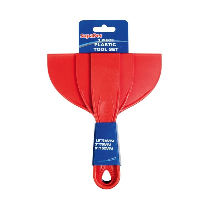 Plastic Putty Knife 3 Piece