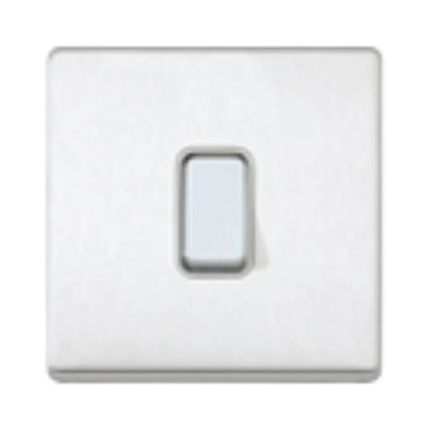 Plate Switch 1 Gang 2 Way SP 20A Lustrous Black Black Insert