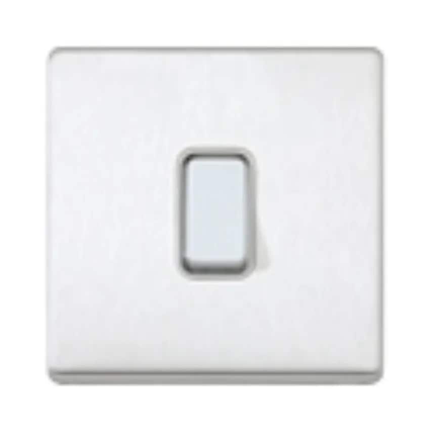 Plate Switch 1 Gang 2 Way SP 20A Satin Gold White Insert