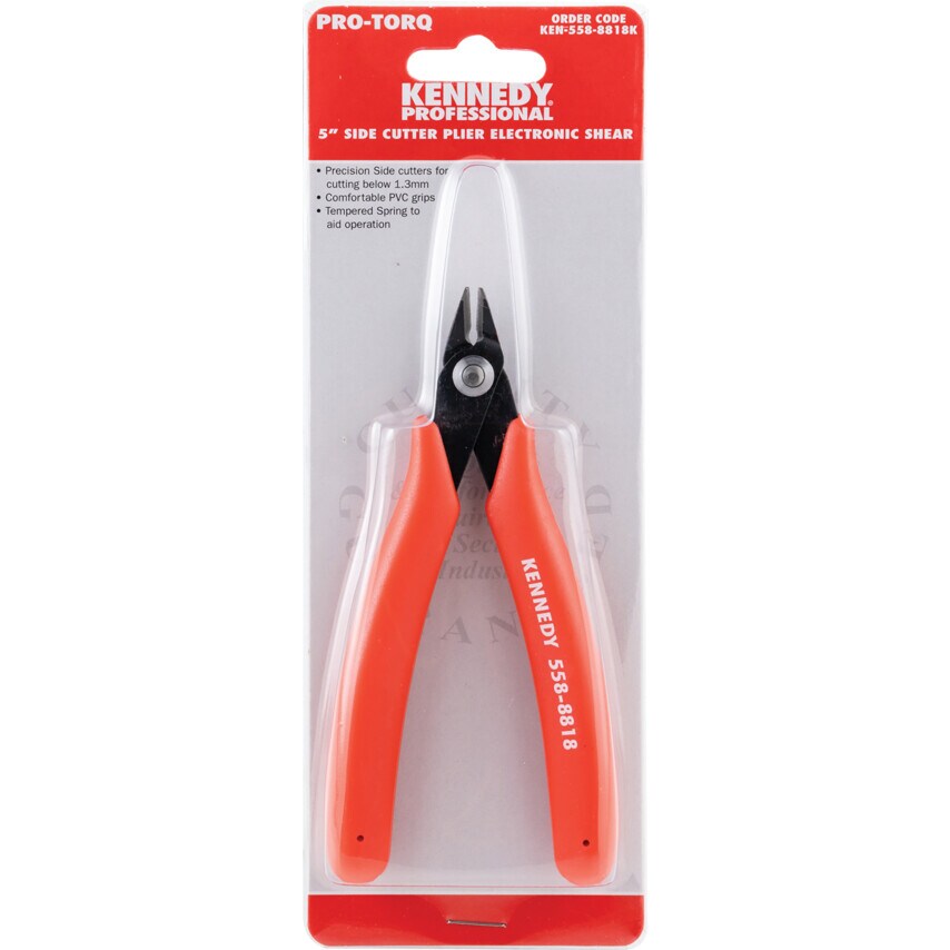 Pliers, 5" Side Cutting Wire Cutters 0.8mm Thickness, Steel