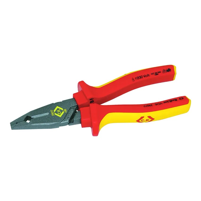 Pliers Access Tapered Nose Redline VDE 180mm Alloy Steel