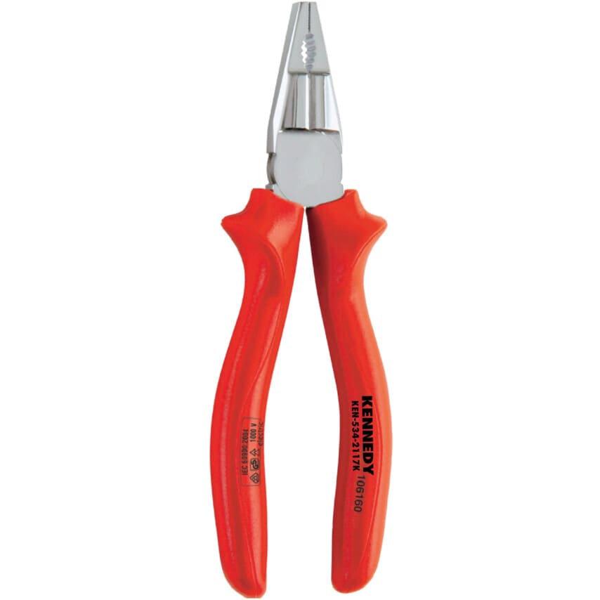 Pliers Comfort Grip Insulated 1000V 180mm