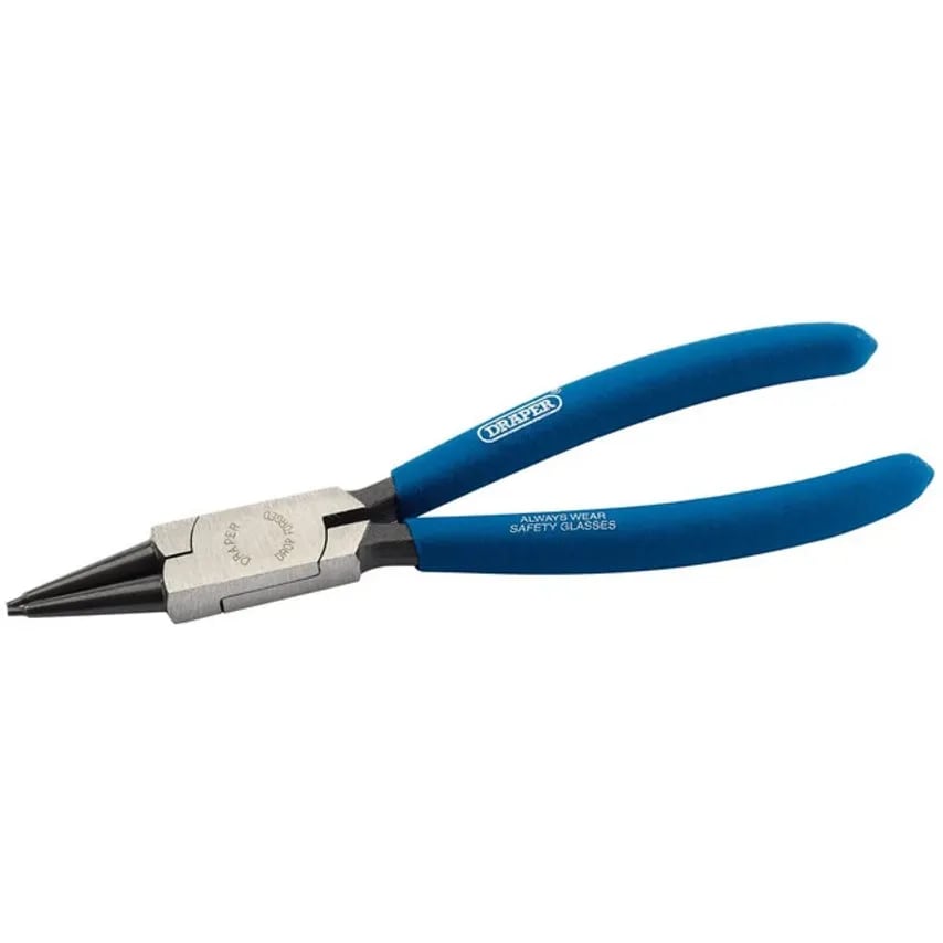 Pliers Internal Circlip Straight 180mm Chrome Nickel Steel 19-60 Tip
