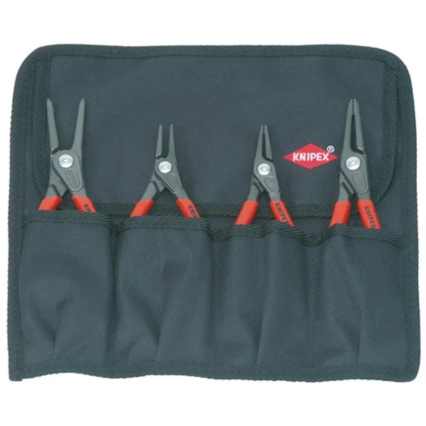 Pliers Set of 4 Precision Circlip Canvas Roll Bag