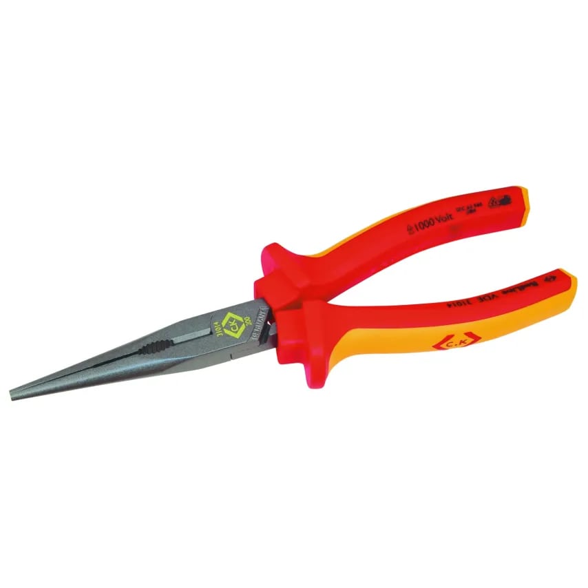 Pliers Snipe Nose Redline VDE 200mm Alloy Steel - 431014