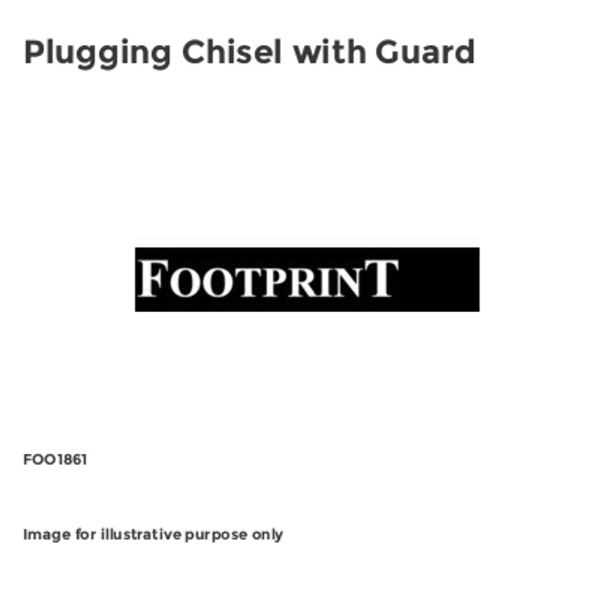 Plugging Chisel with Guard FOO1861