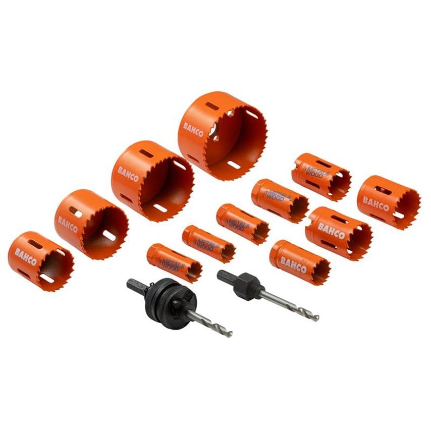Plumber's Bi-Metal Holesaw Set, 14 Piece BAH3834122PB